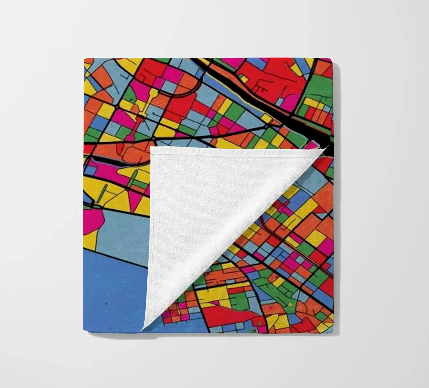 Berlin strandhanddoek van The Cartography Collection