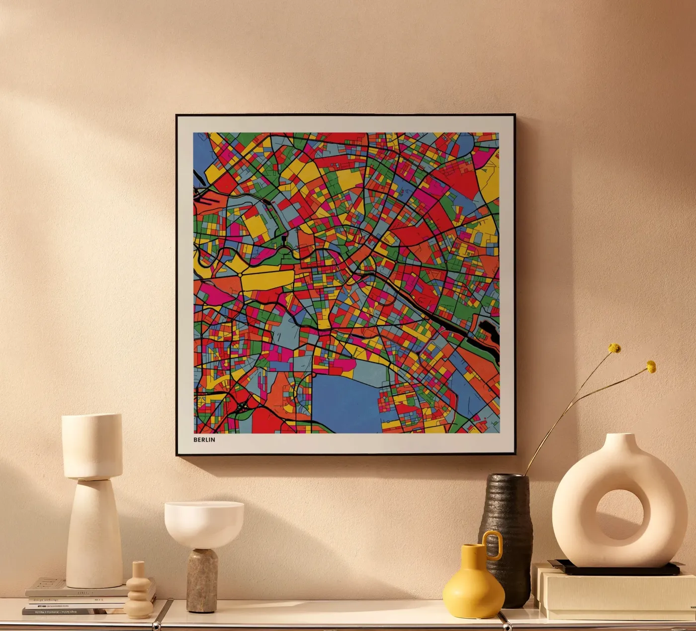 Berlin acrylic glass by The Cartography Collection