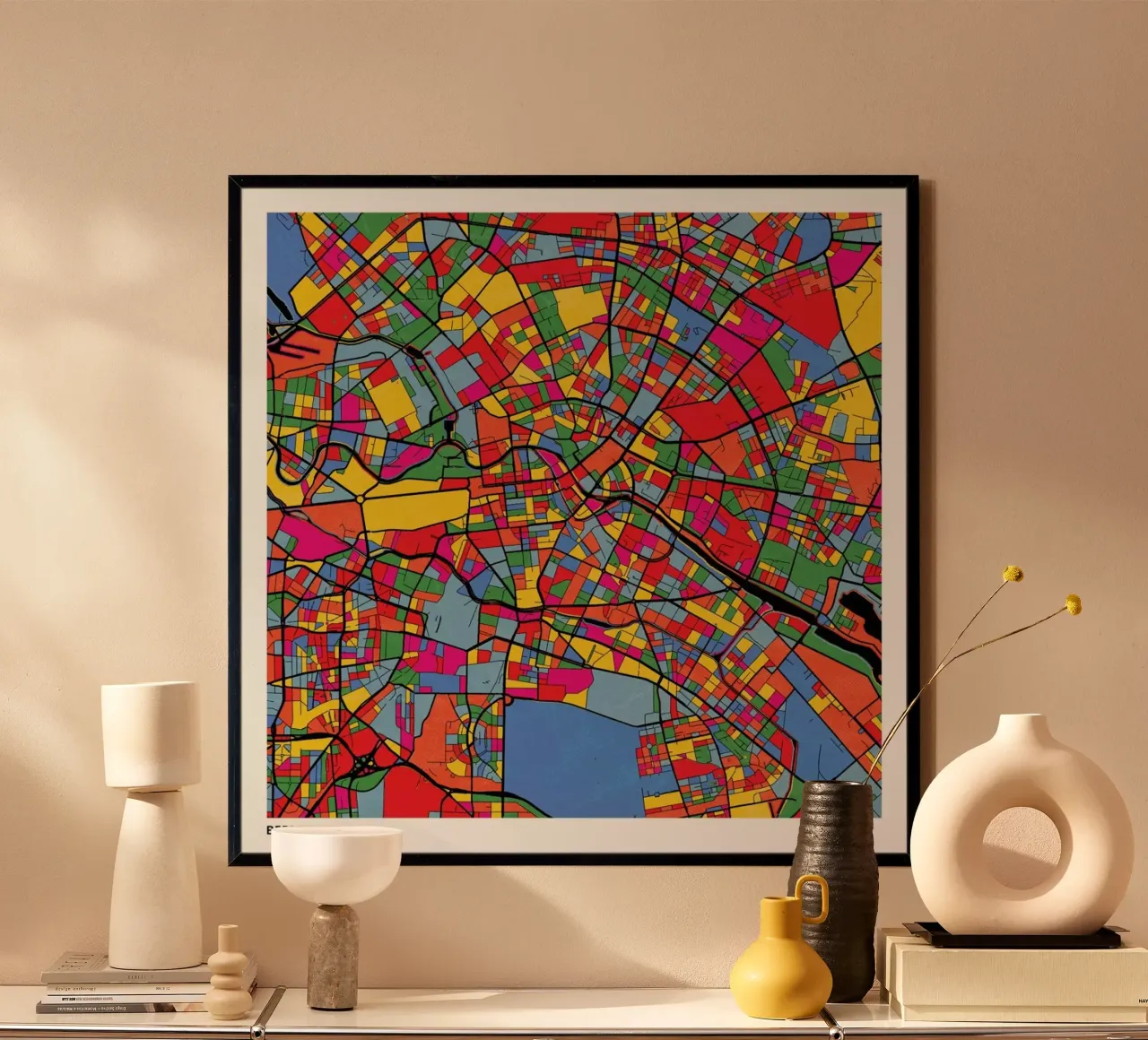 Berlin poster da The Cartography Collection