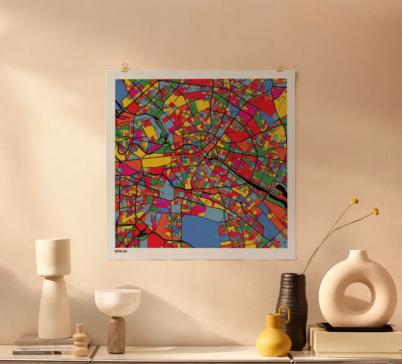 Berlin poster da The Cartography Collection