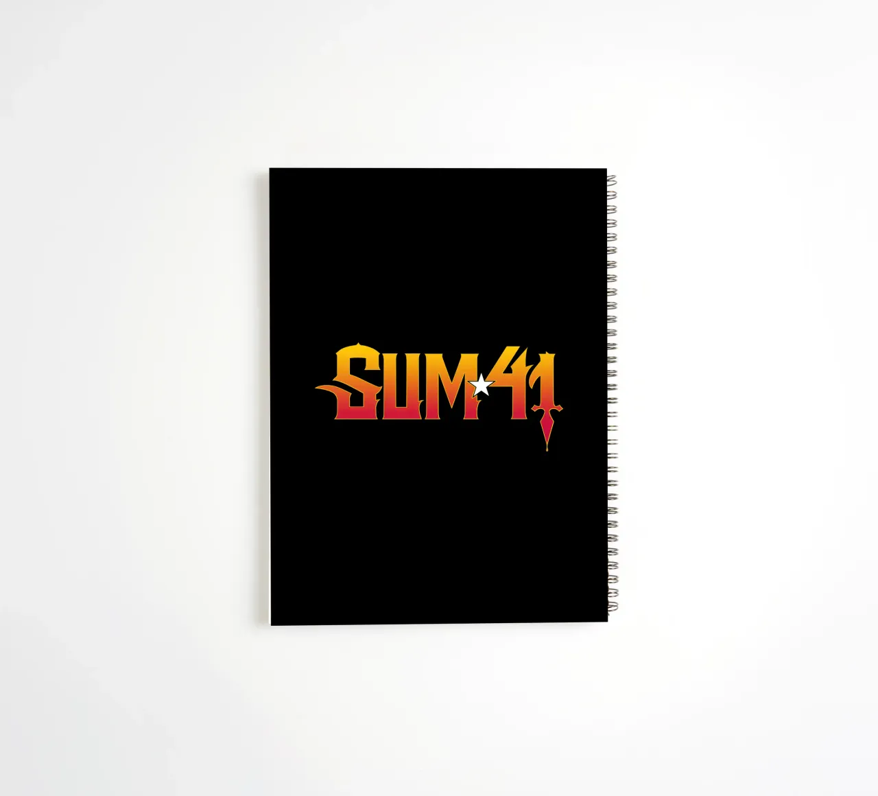 Sum 41 Log V1 spiral notebook by lindacleveland