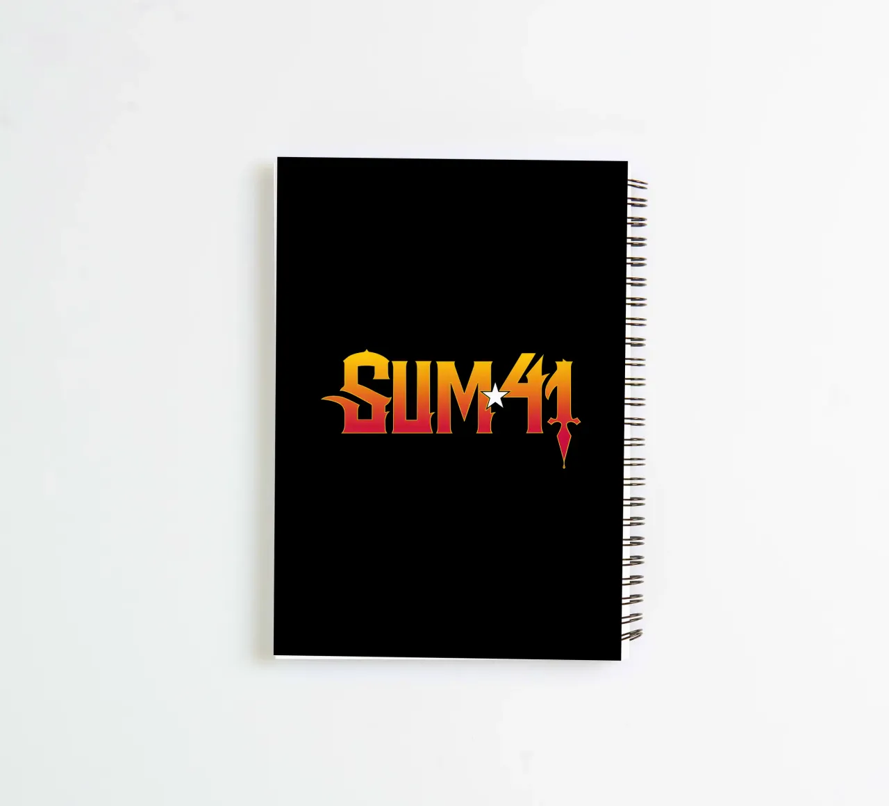 Sum 41 Log V1 spiral notebook by lindacleveland