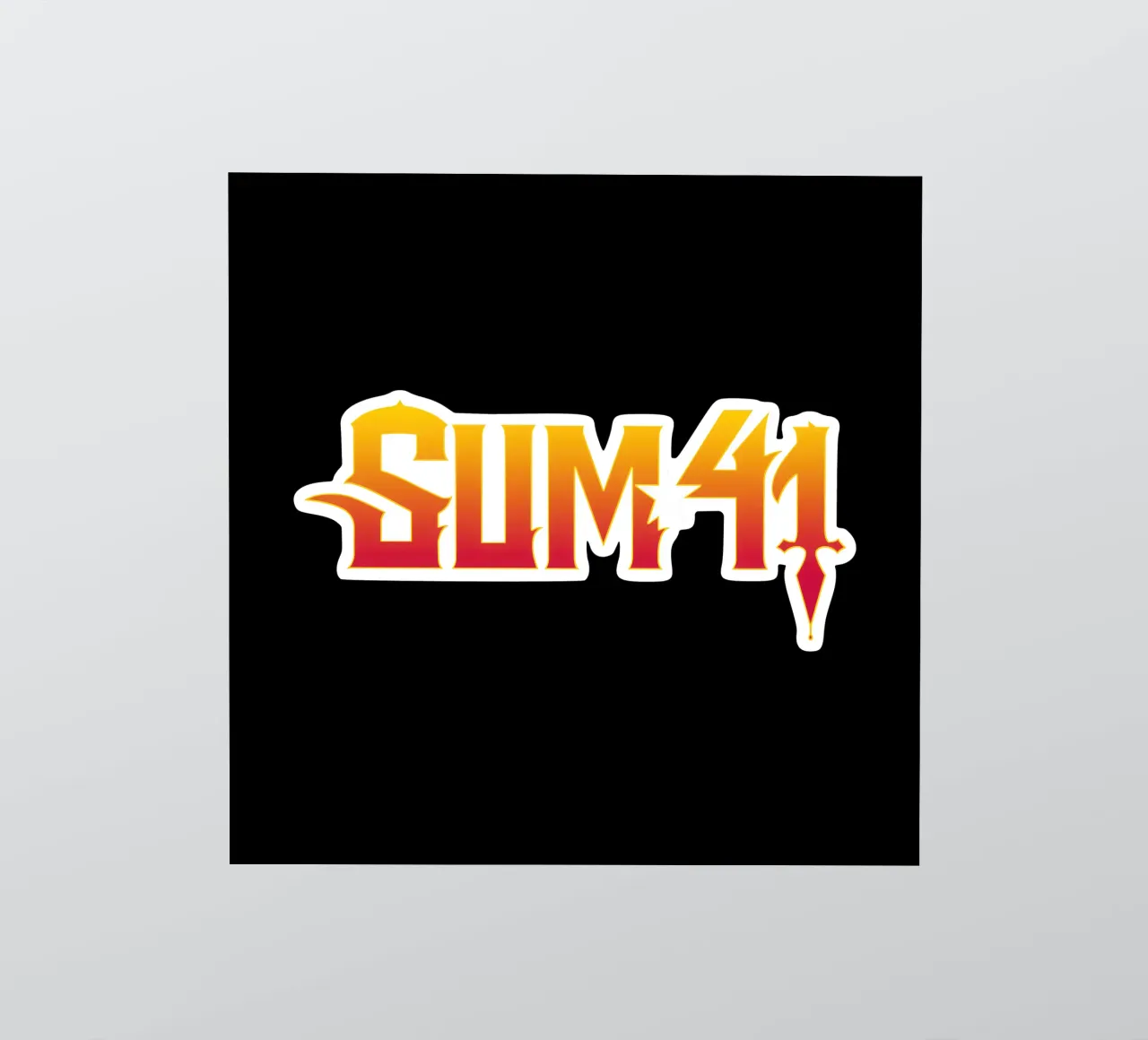 Sum 41 Log V1 pegatina de lindacleveland