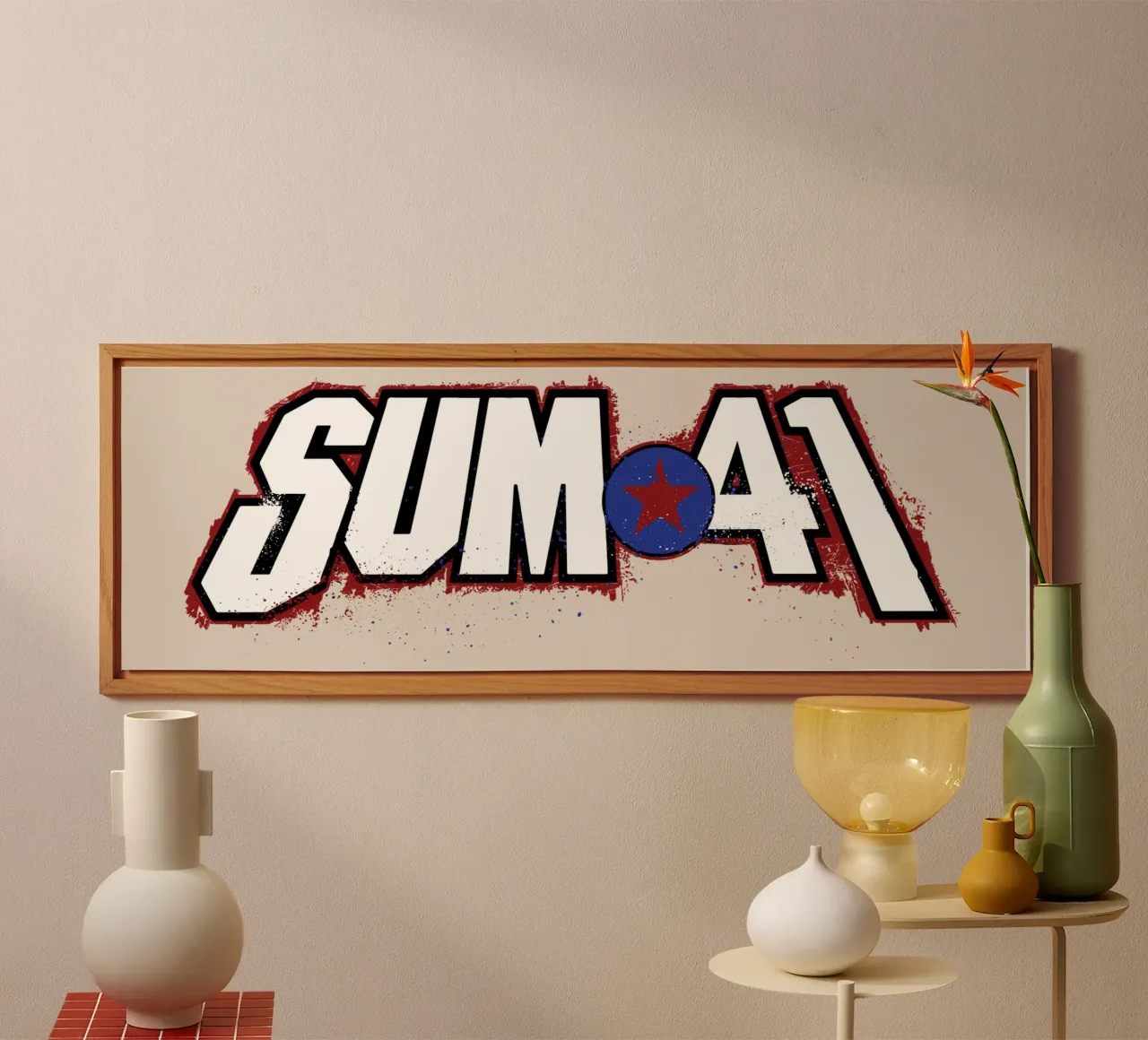 Sum 41 Log V2 alluminio dibond da lindacleveland