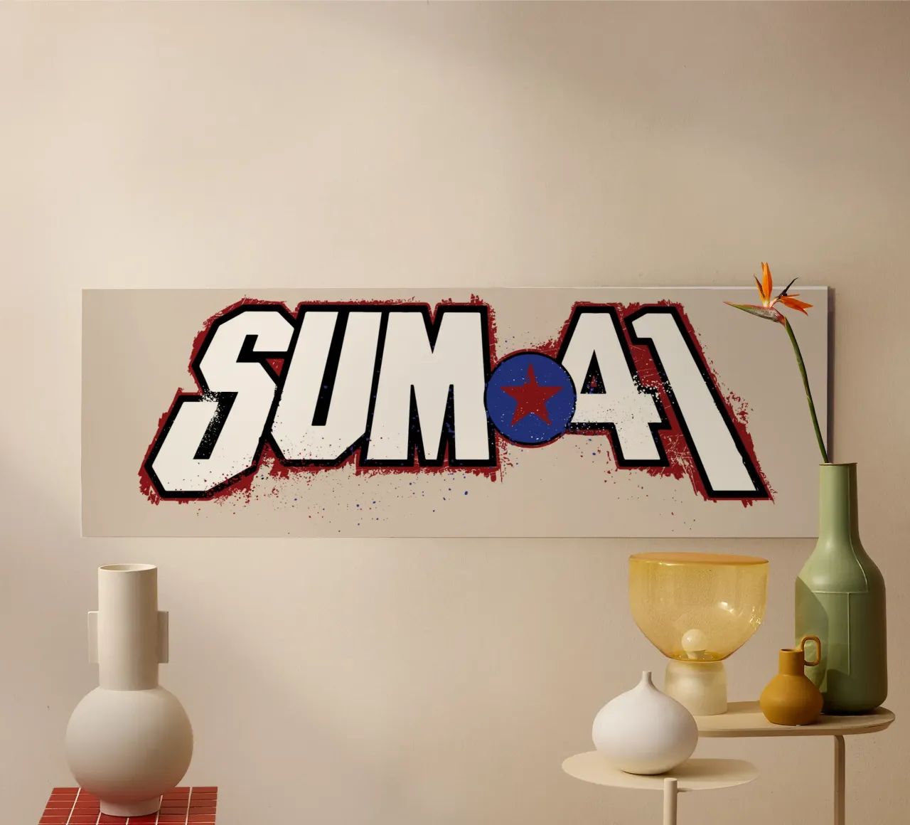 Sum 41 Log V2 alluminio dibond da lindacleveland