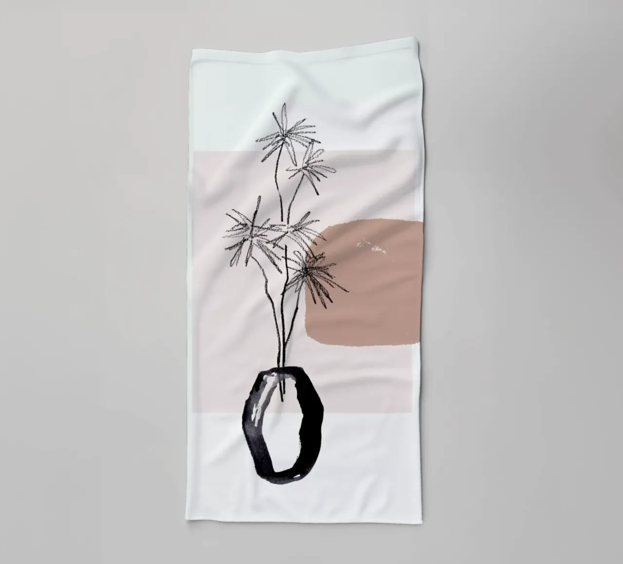 Plants and Vases, No. 16 asciugamano da bagno da Farina Kuklinski