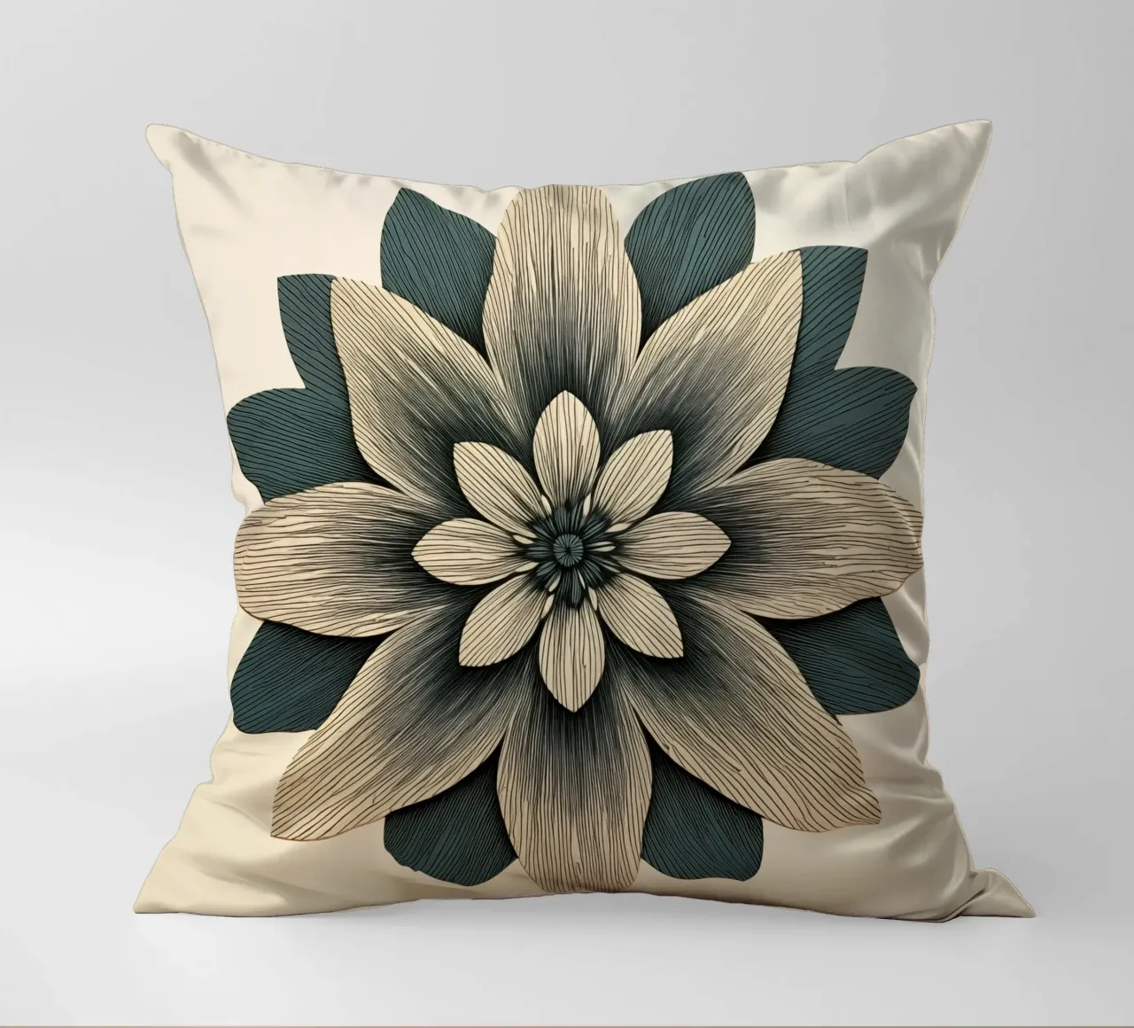Fiore simmetrico cuscino da Imagine