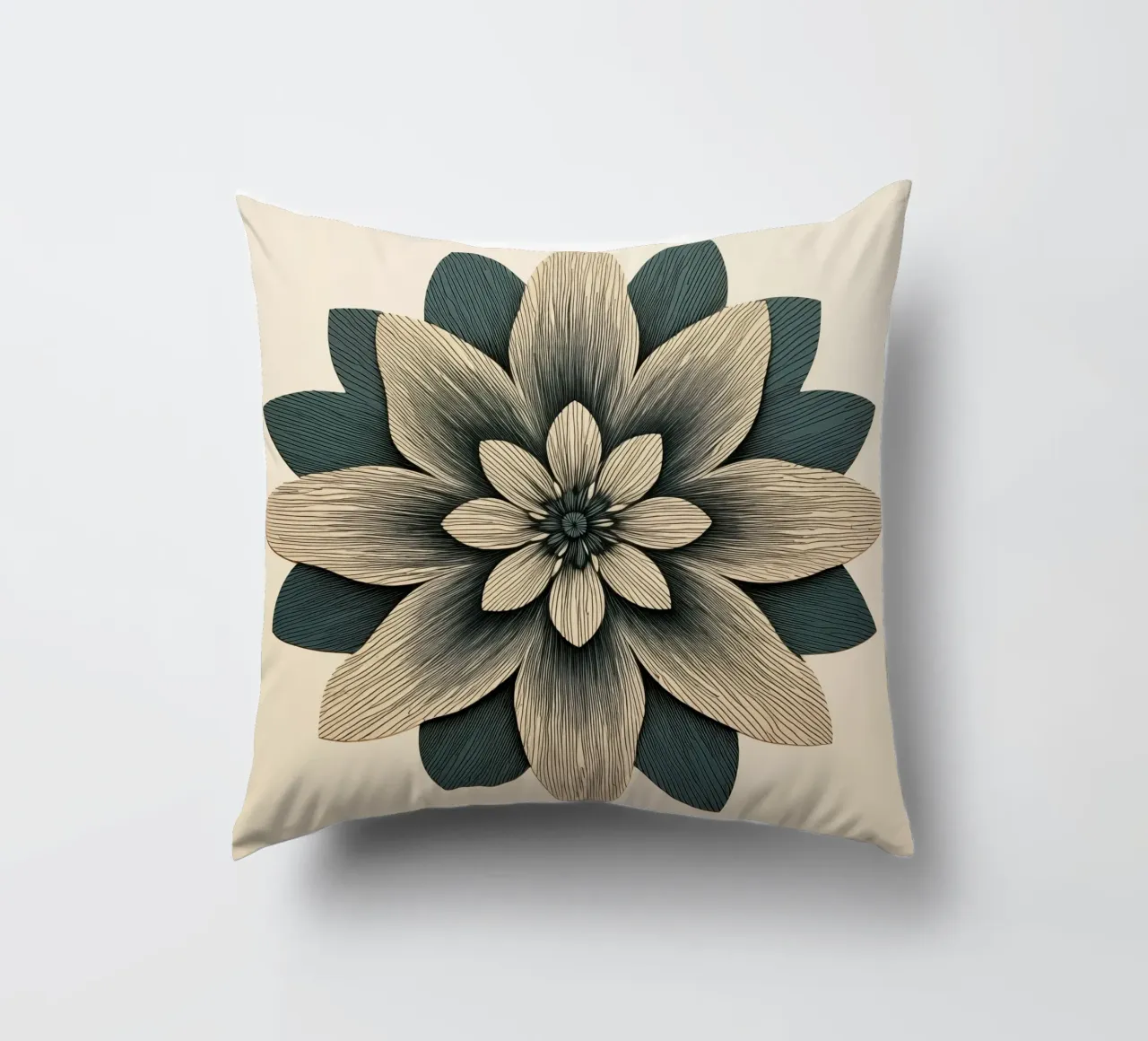 Fiore simmetrico cuscino da Imagine