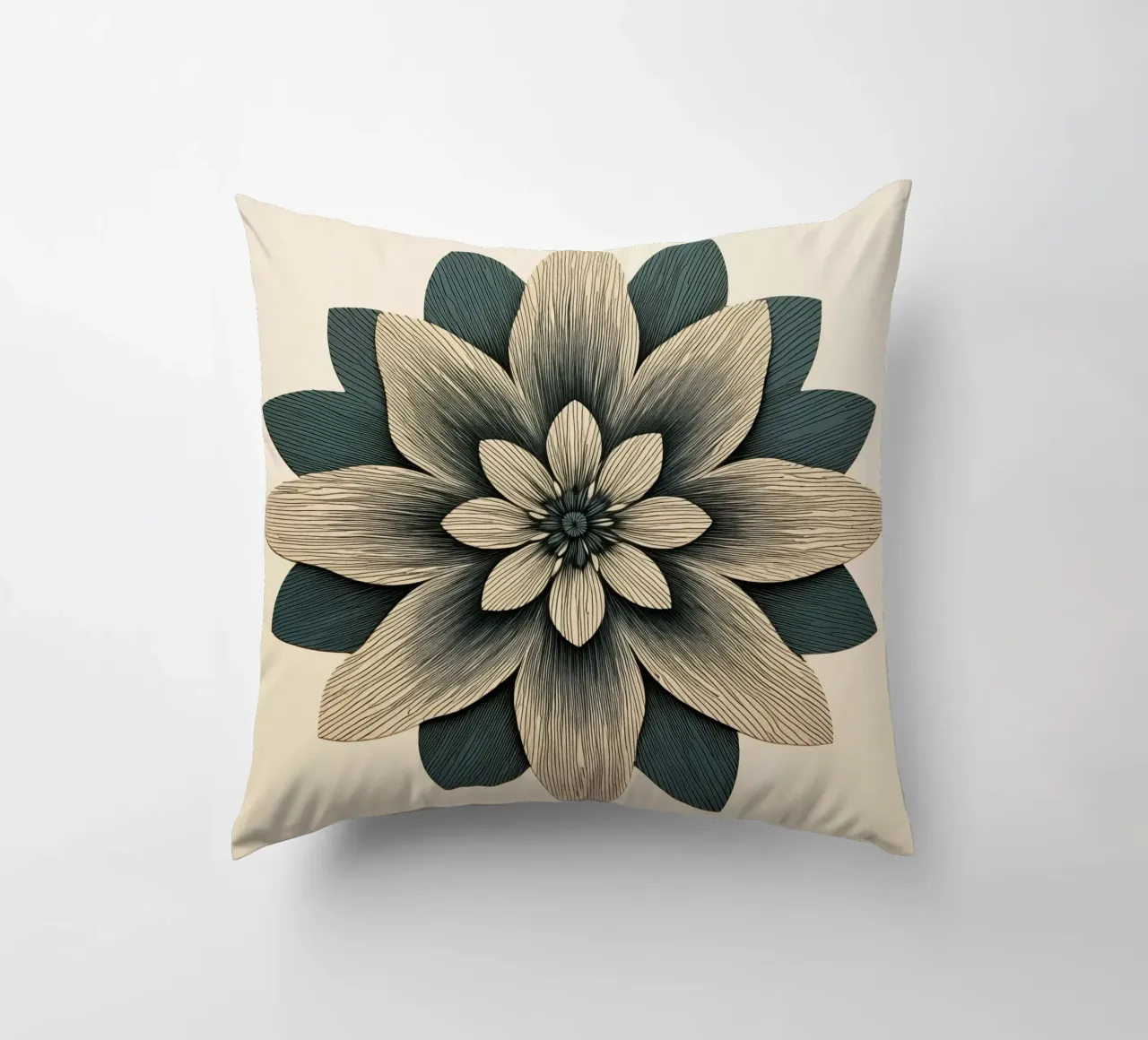 Fiore simmetrico cuscino da Imagine