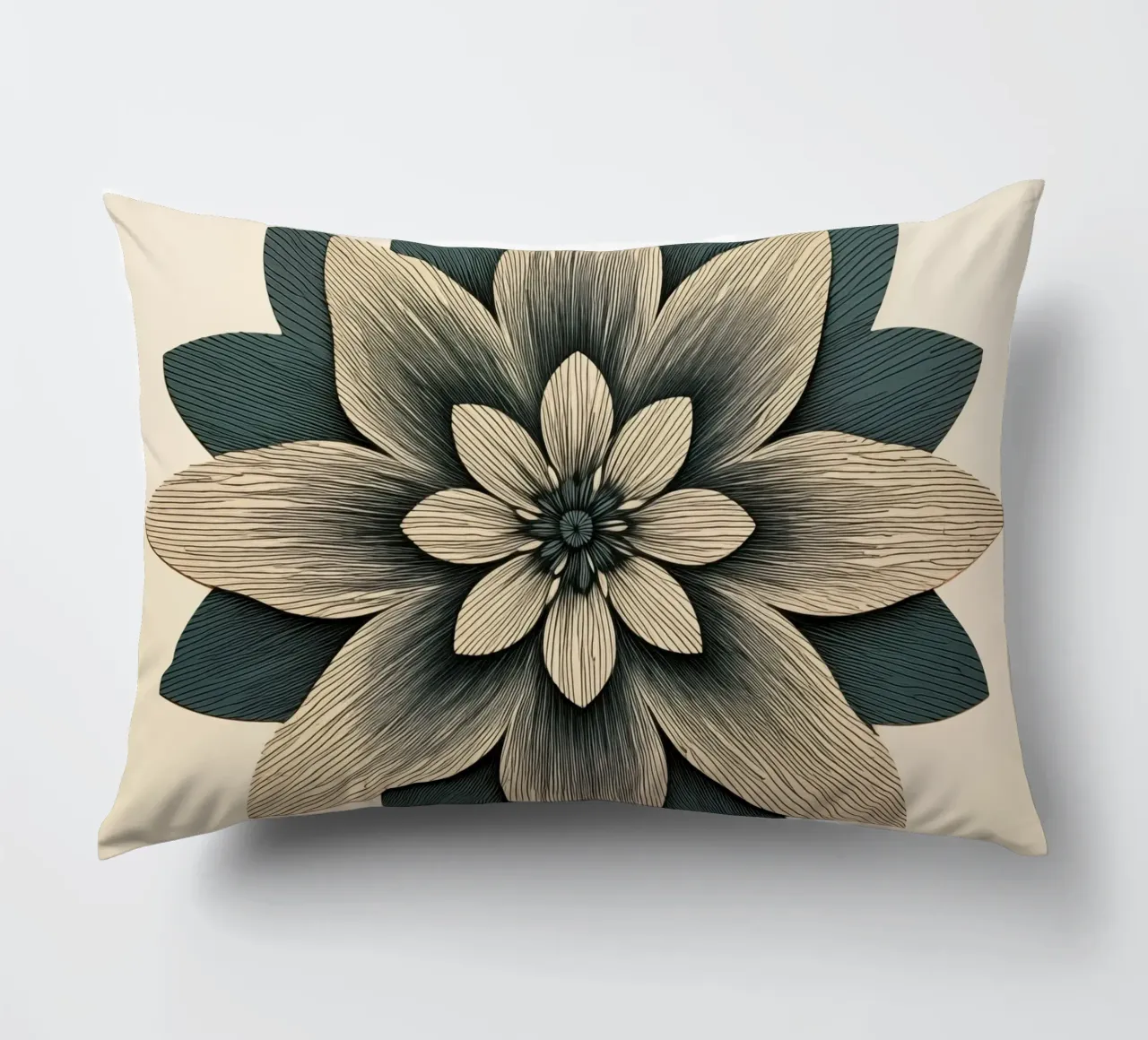 Fiore simmetrico cuscino da Imagine