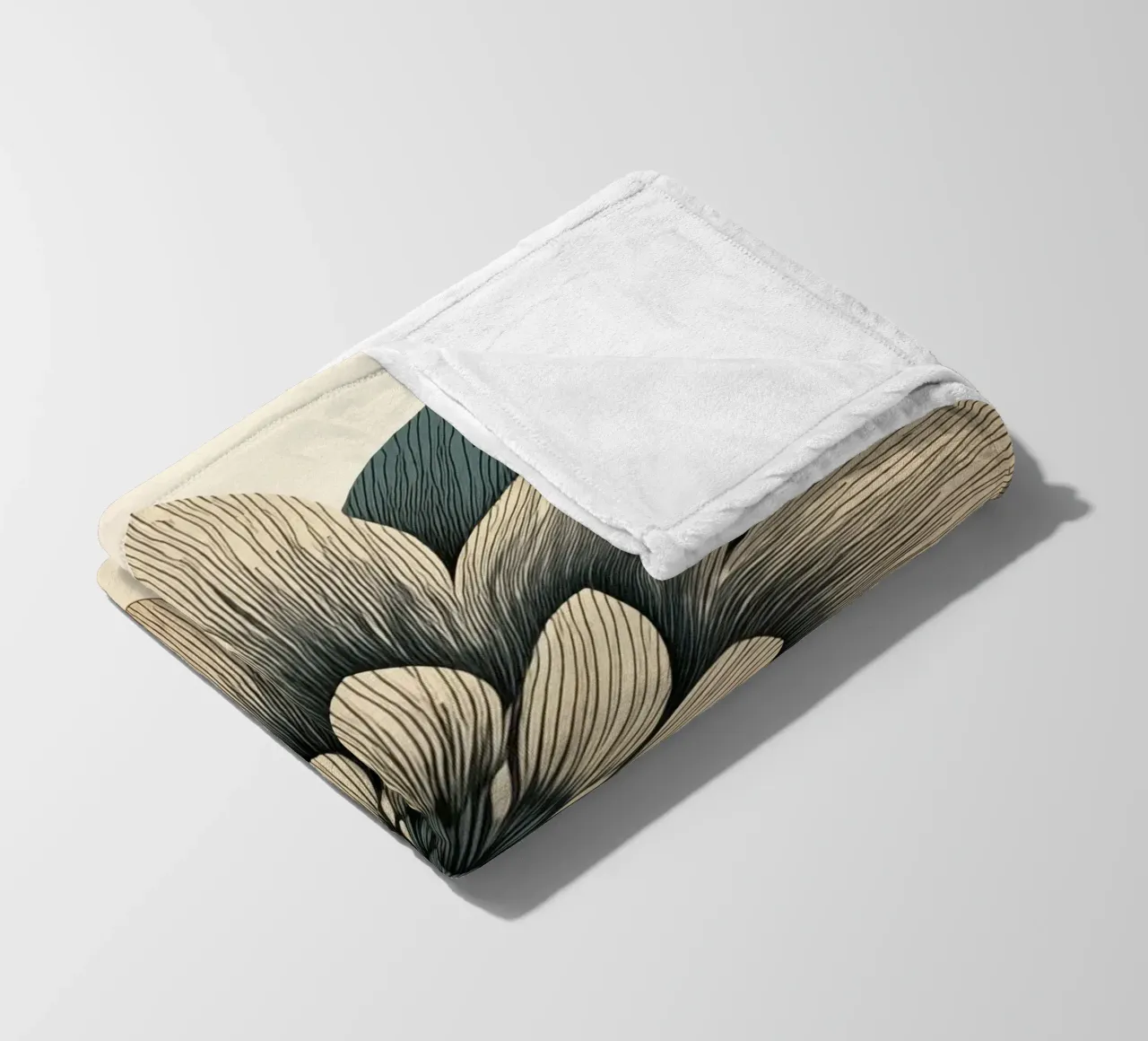Fiore simmetrico coperta in pile da Imagine
