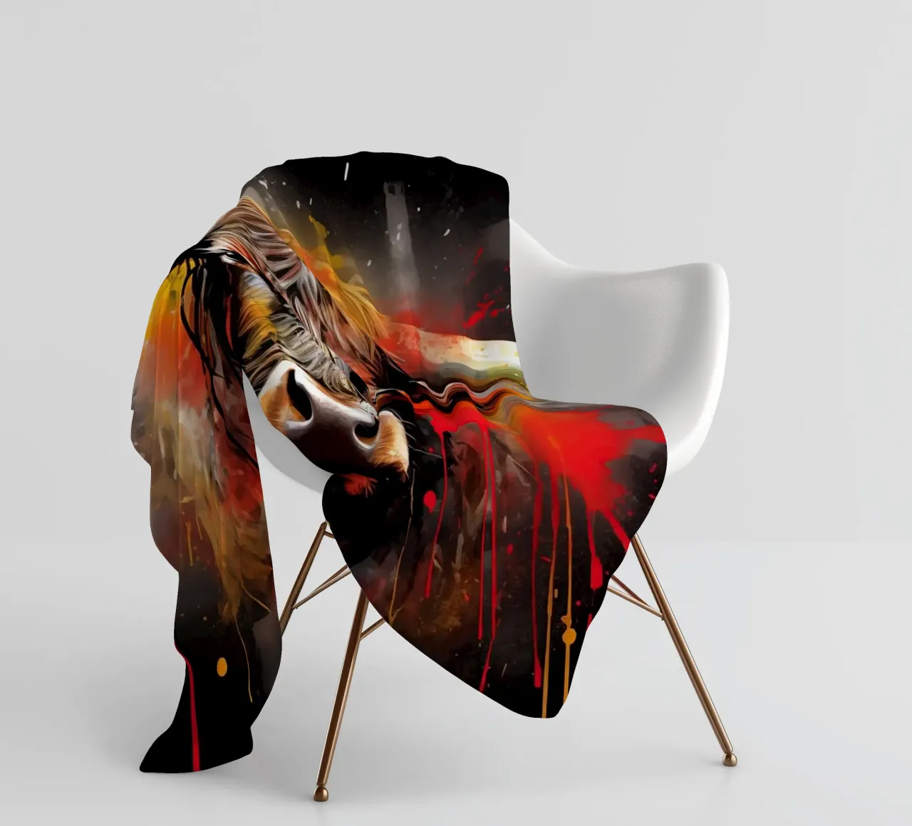 Toro coperta in pile da Imagine