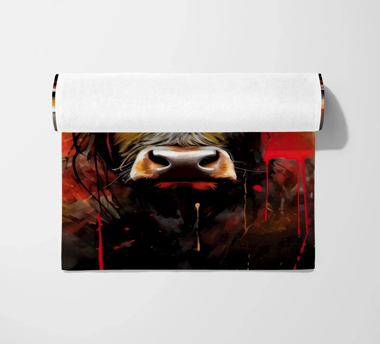 Bull beach towel by Imagine
