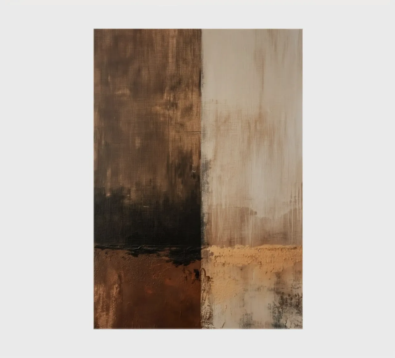 Abstract in brown colours notebook by Imagine