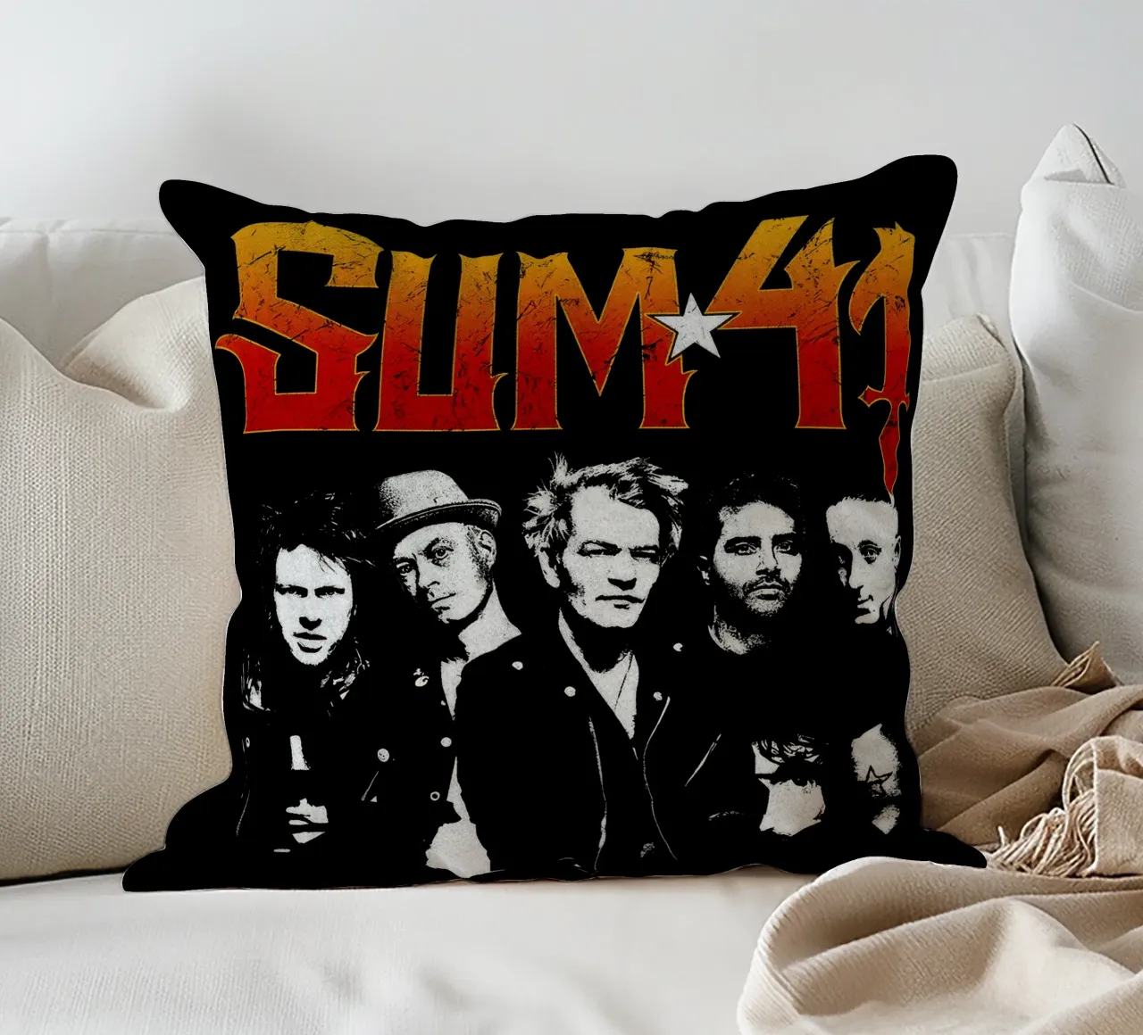 Sum 41 Order In Decline V2 cuscino da lindacleveland