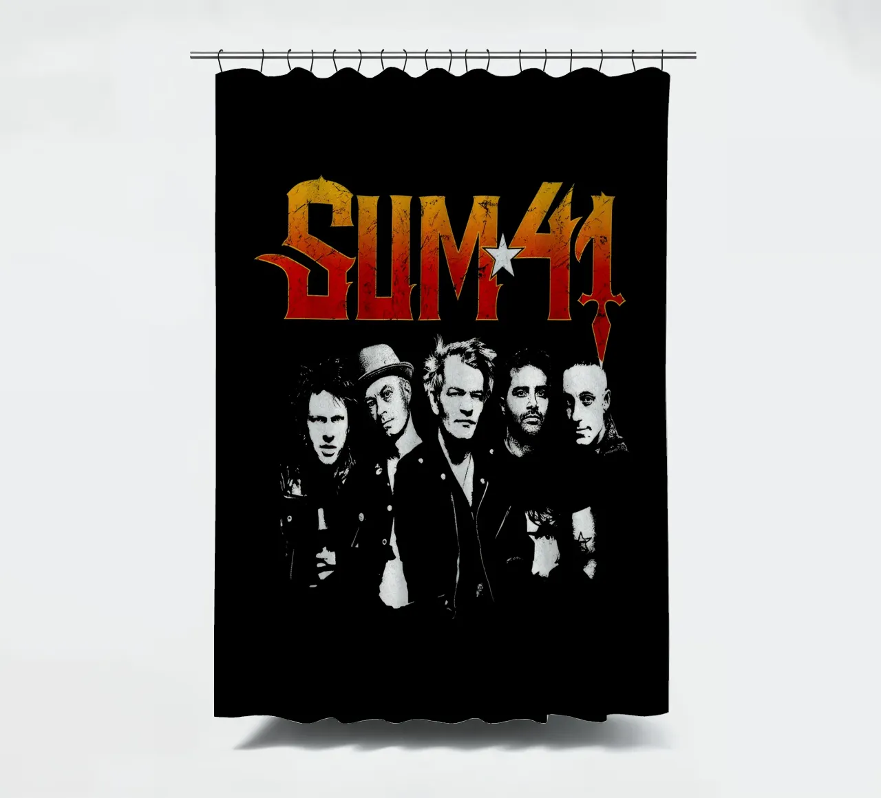Sum 41 Order In Decline V2 Duschvorhang von lindacleveland