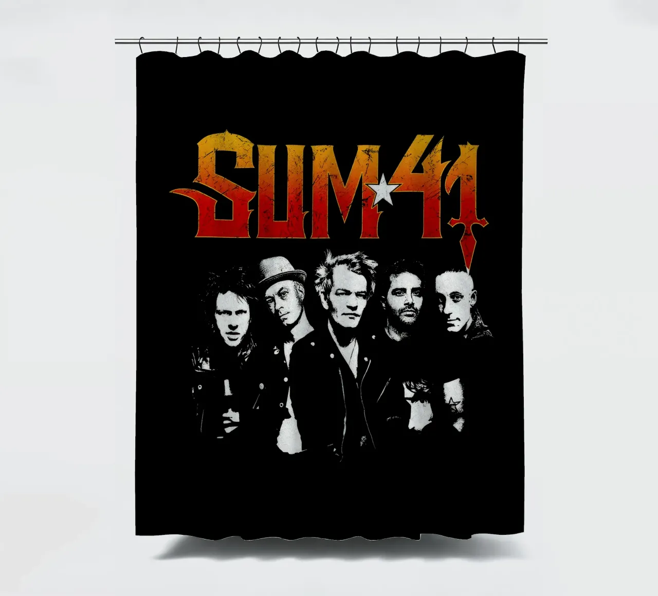 Sum 41 Order In Decline V2 Duschvorhang von lindacleveland