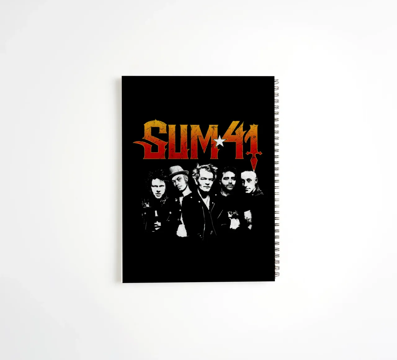 Sum 41 Order In Decline V2 spiral notebook by lindacleveland