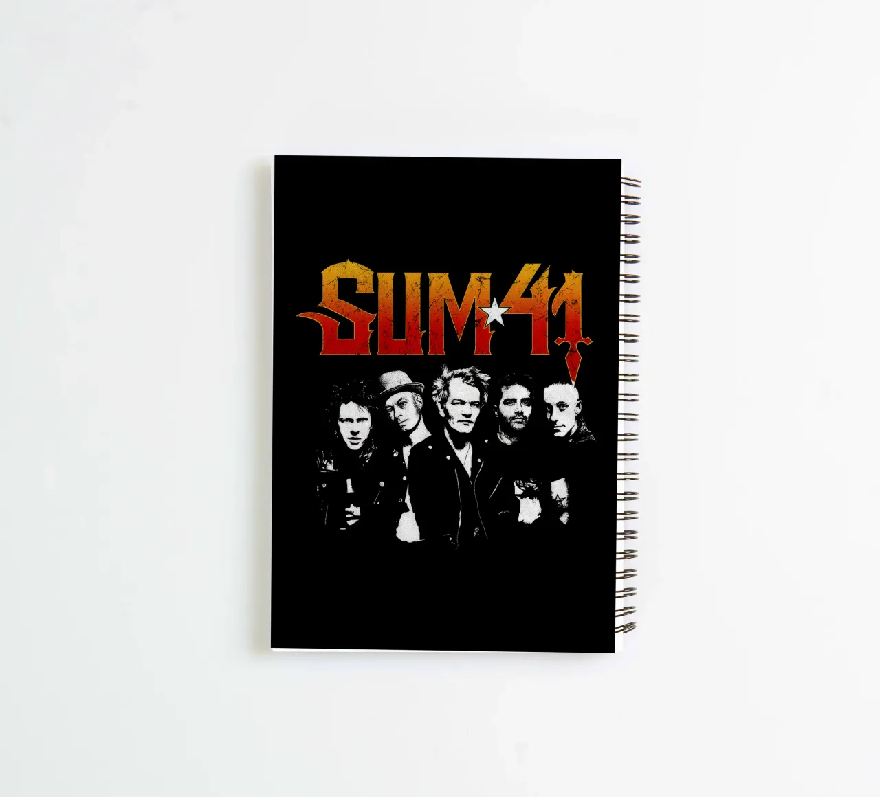 Sum 41 Order In Decline V2 spiral notebook by lindacleveland