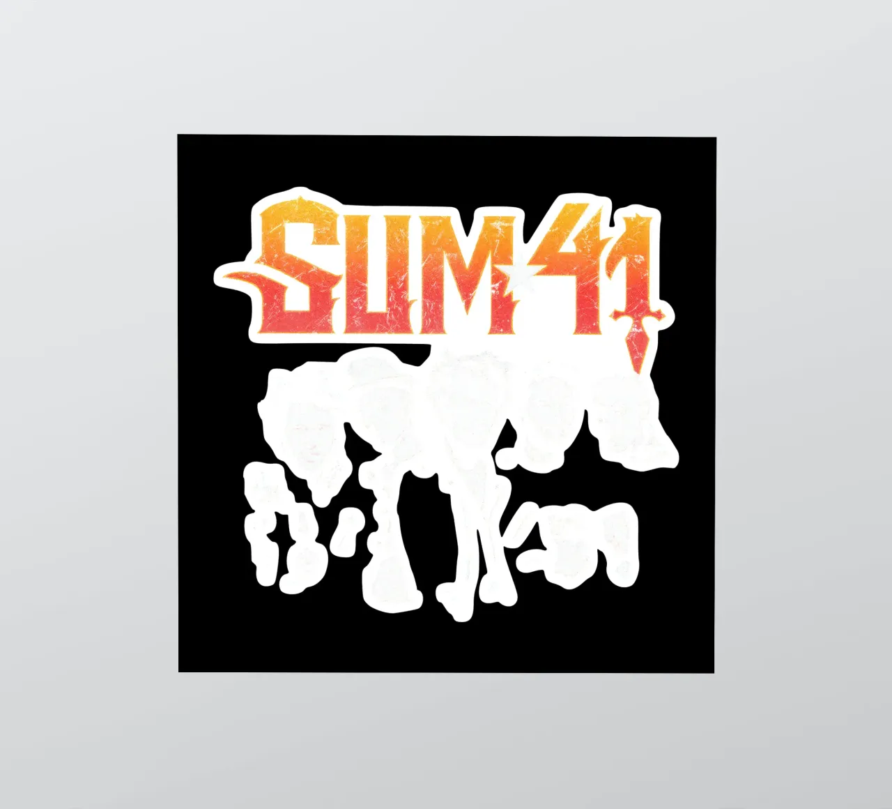 Sum 41 Order In Decline V2 sticker van lindacleveland