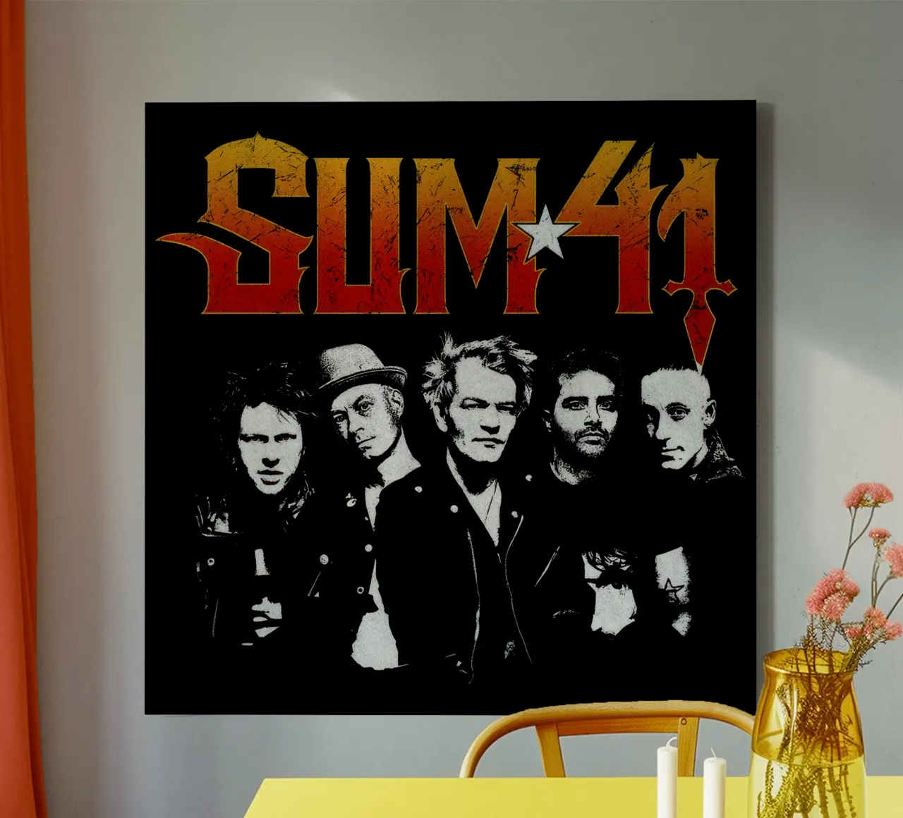 Sum 41 Order In Decline V2 canvas van lindacleveland