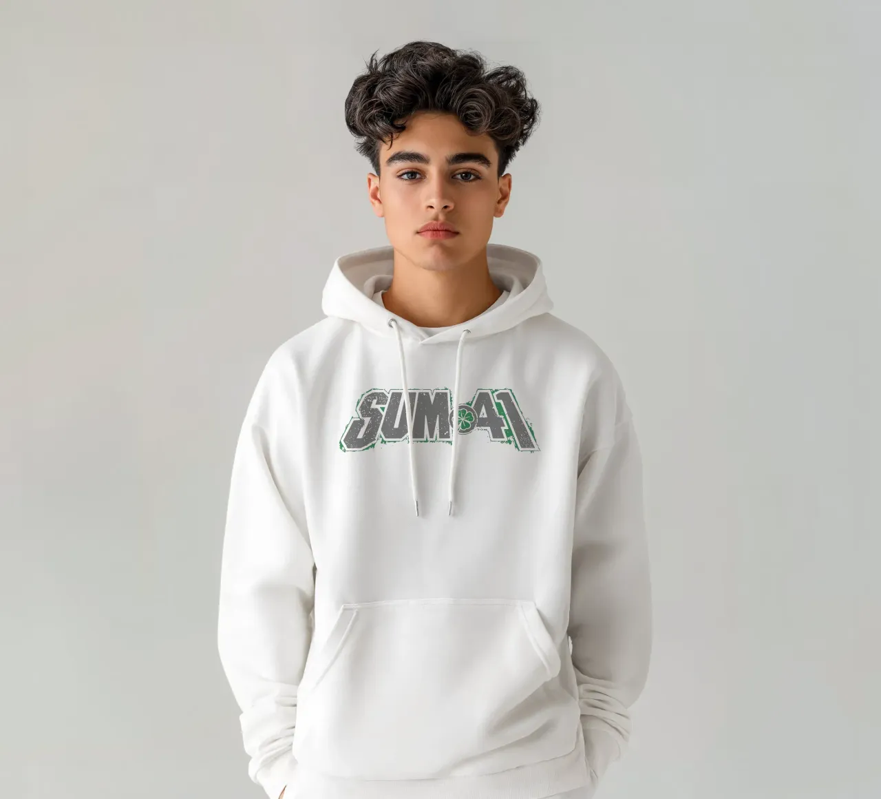 Sum 41 Shamrock felpa con cappuccio da lindacleveland