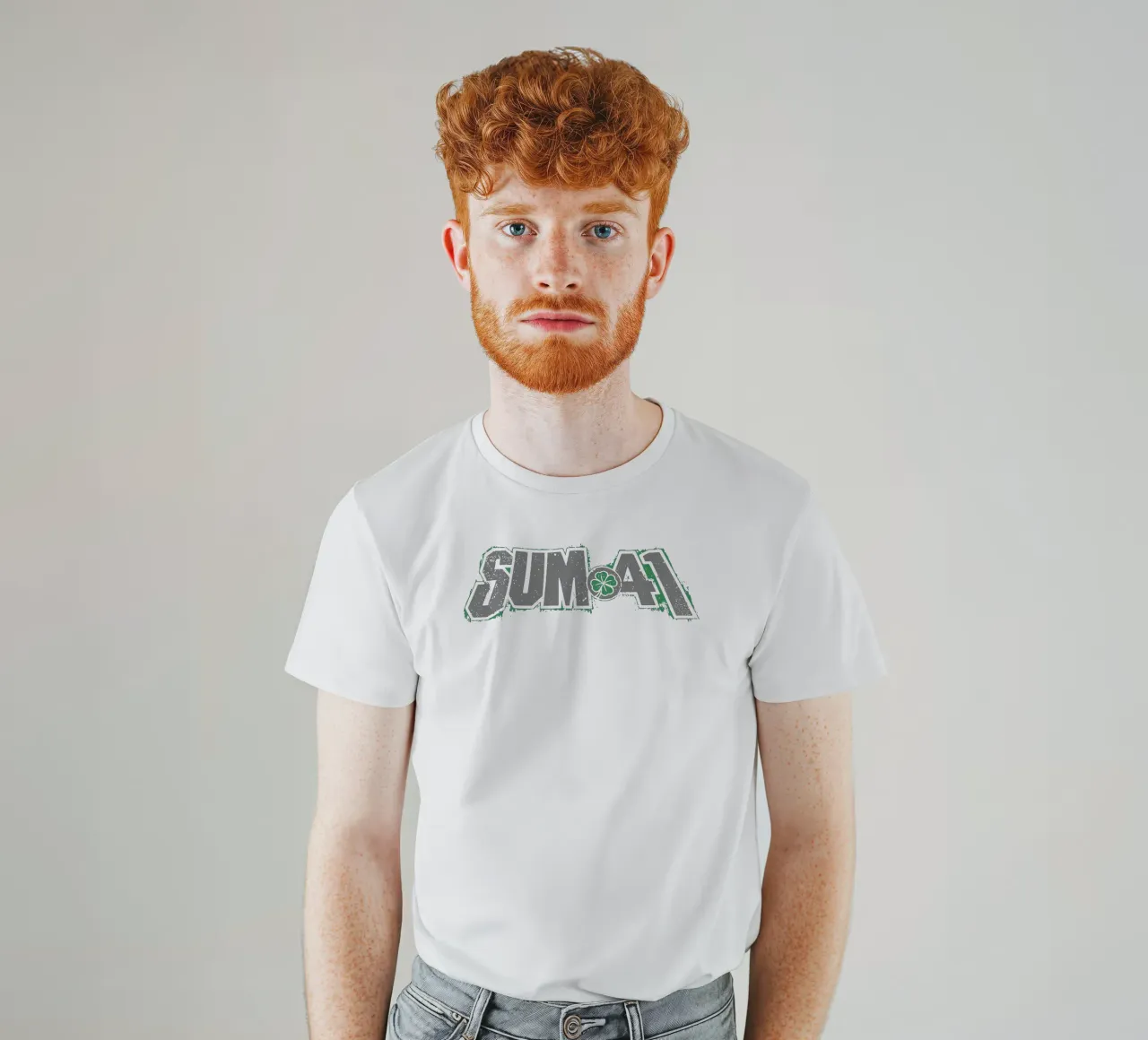 Sum 41 Shamrock t-shirt da lindacleveland