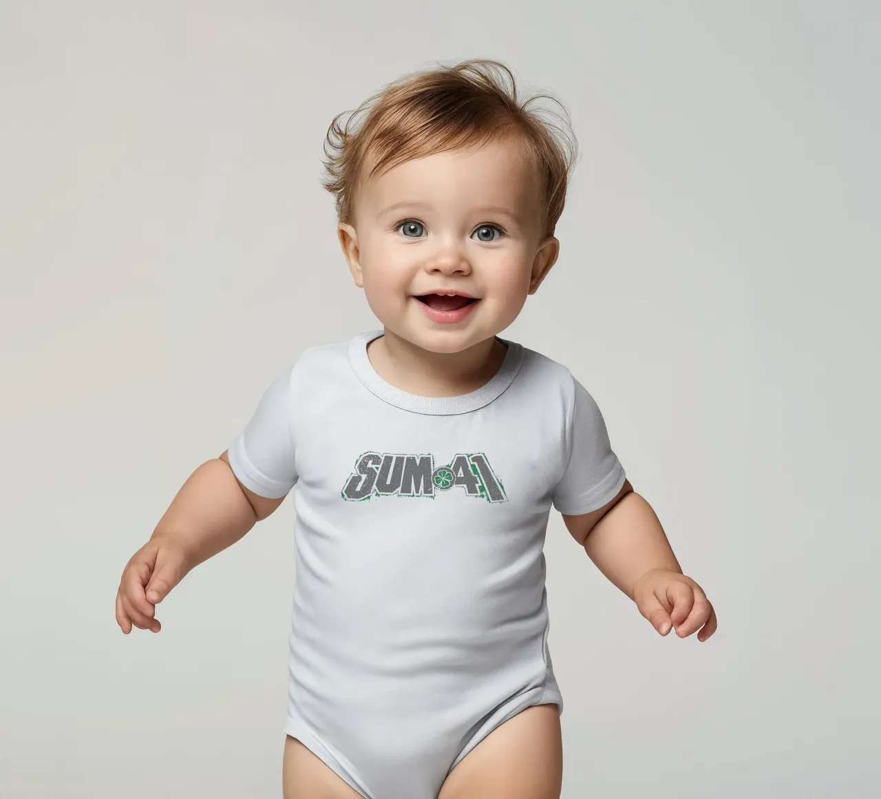 Sum 41 Shamrock body neonato maniche corte da lindacleveland