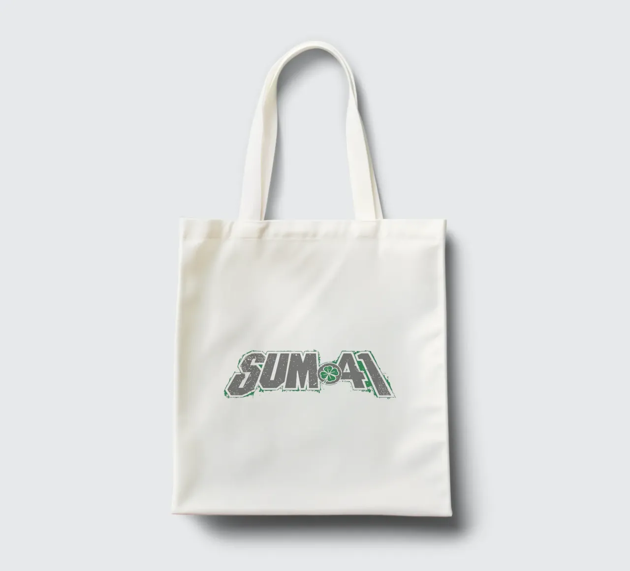 Sum 41 Shamrock borsa in juta da lindacleveland