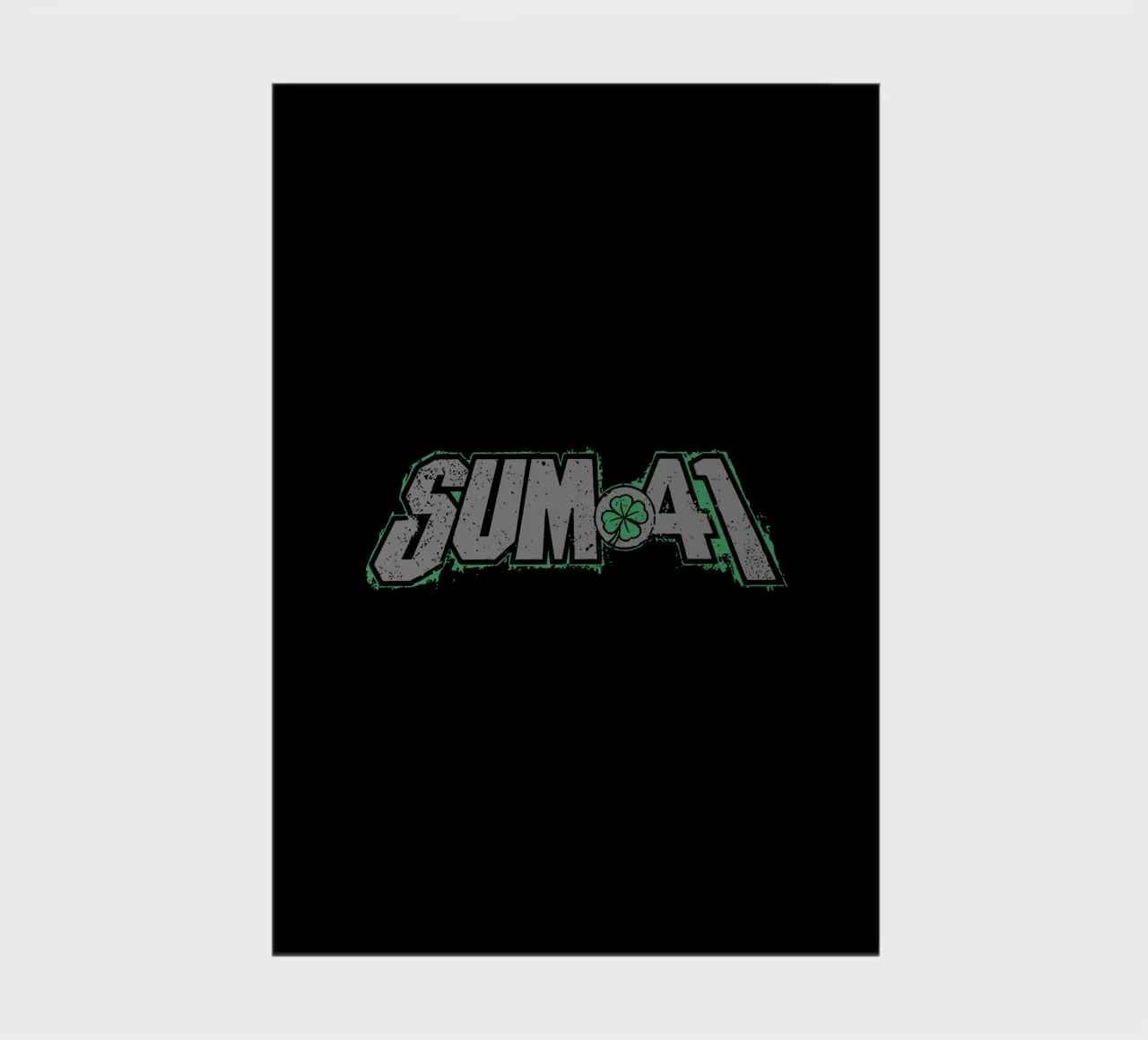 Sum 41 Shamrock notebook by lindacleveland