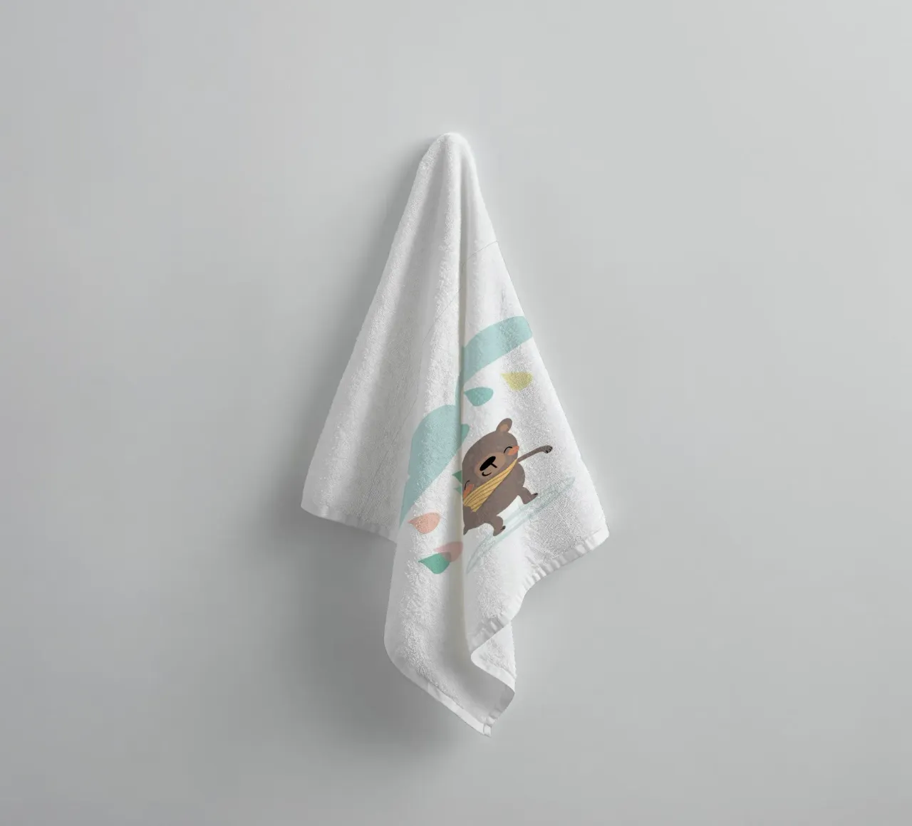 The joy of rain towel by Julia Reyelt