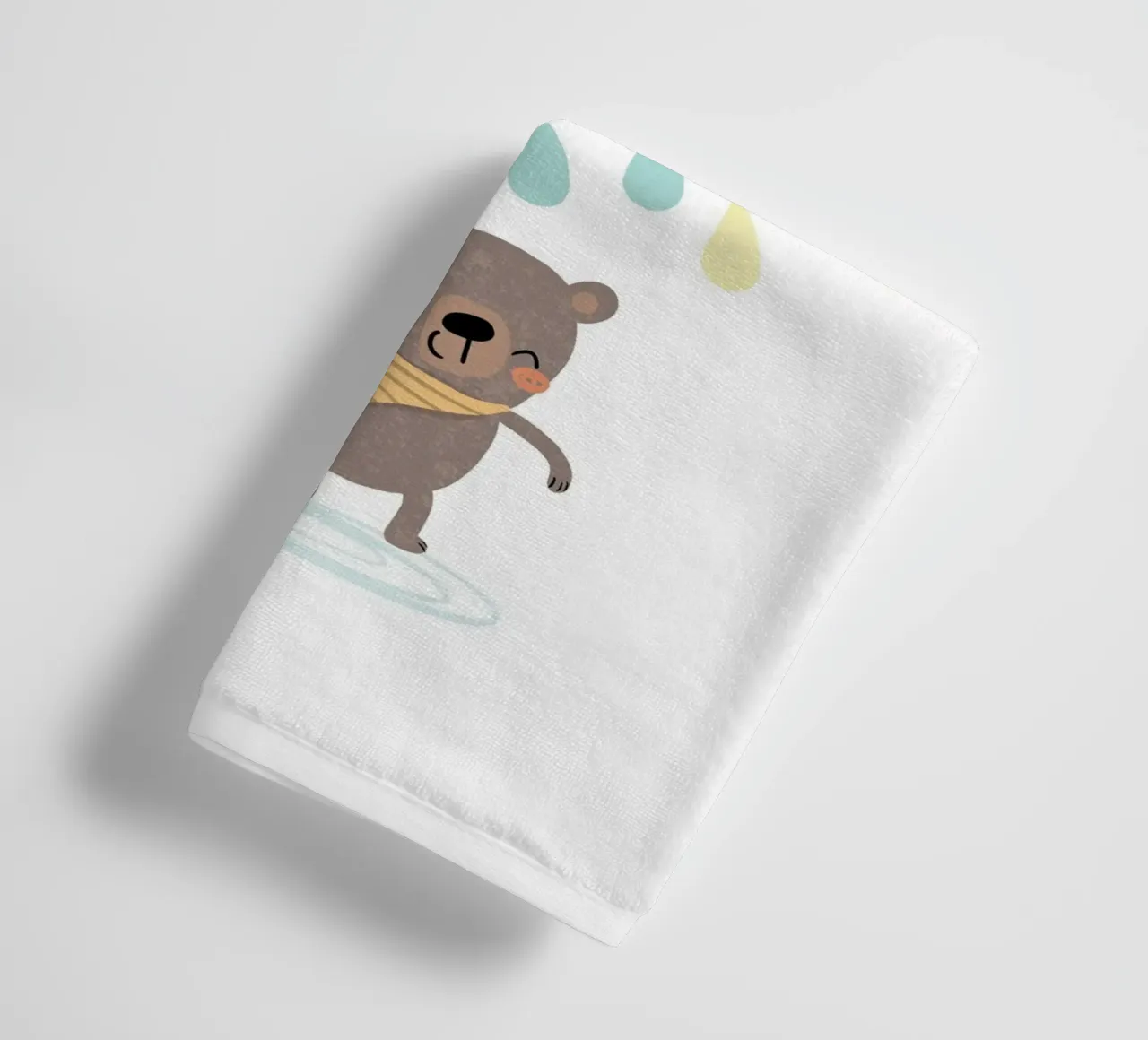 The joy of rain towel by Julia Reyelt