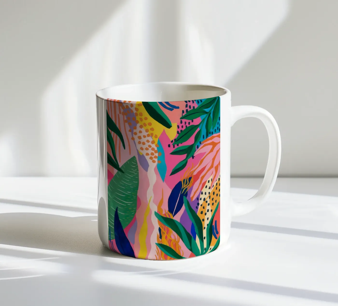 Leaflight Secret Path ceramic mug by Zep Layers
