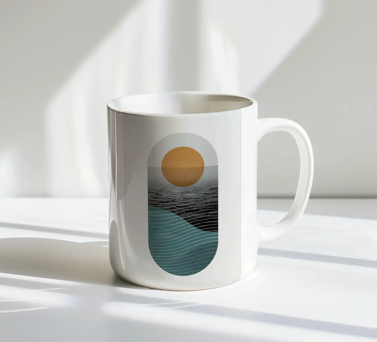 Texture Landscape 1 tazza in ceramica da Chris Wharton