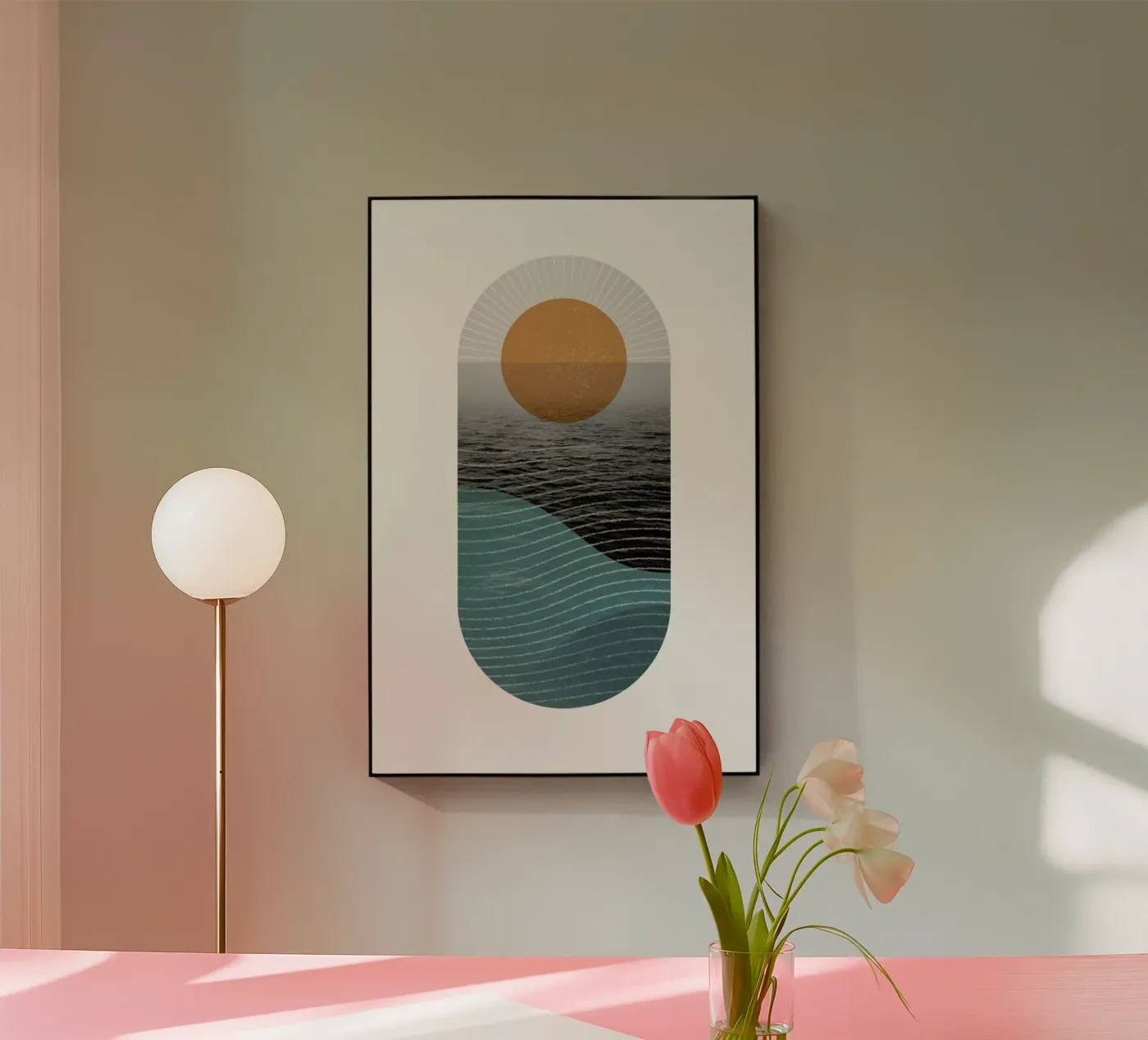 Texture Landscape 1 acryl van Chris Wharton