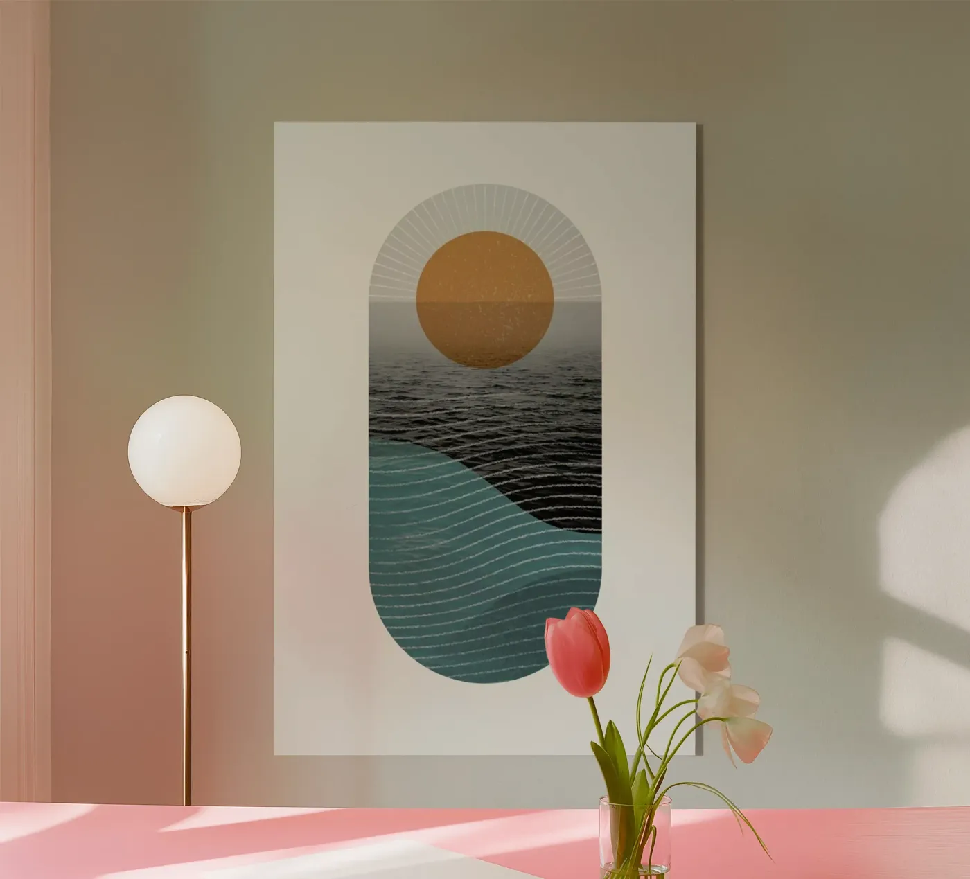 Texture Landscape 1 acryl van Chris Wharton