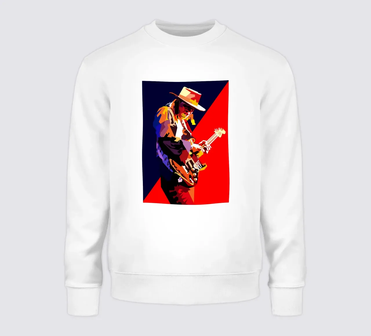 Stevie Ray Vaughan Chitarrista Musicista WPAP Trending Now felpa da Artkreator