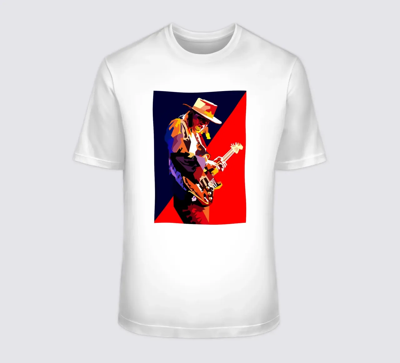 Stevie Ray Vaughan Chitarrista Musicista WPAP Trending Now t-shirt da Artkreator