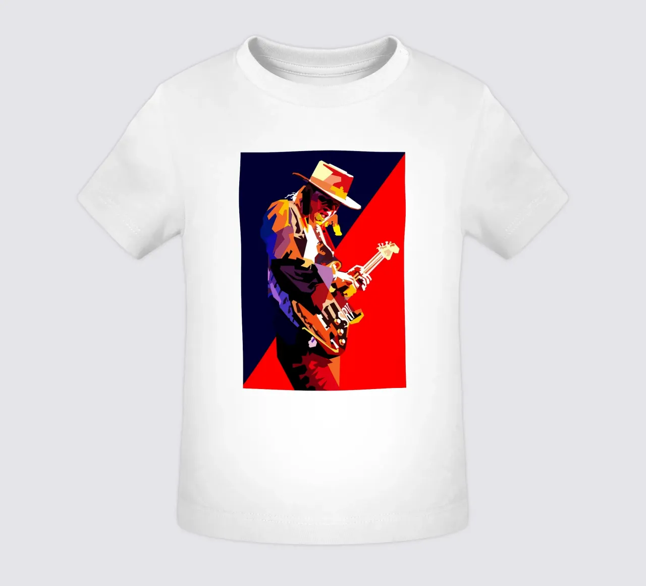 Stevie Ray Vaughan Chitarrista Musicista WPAP Trending Now maglietta neonato da Artkreator