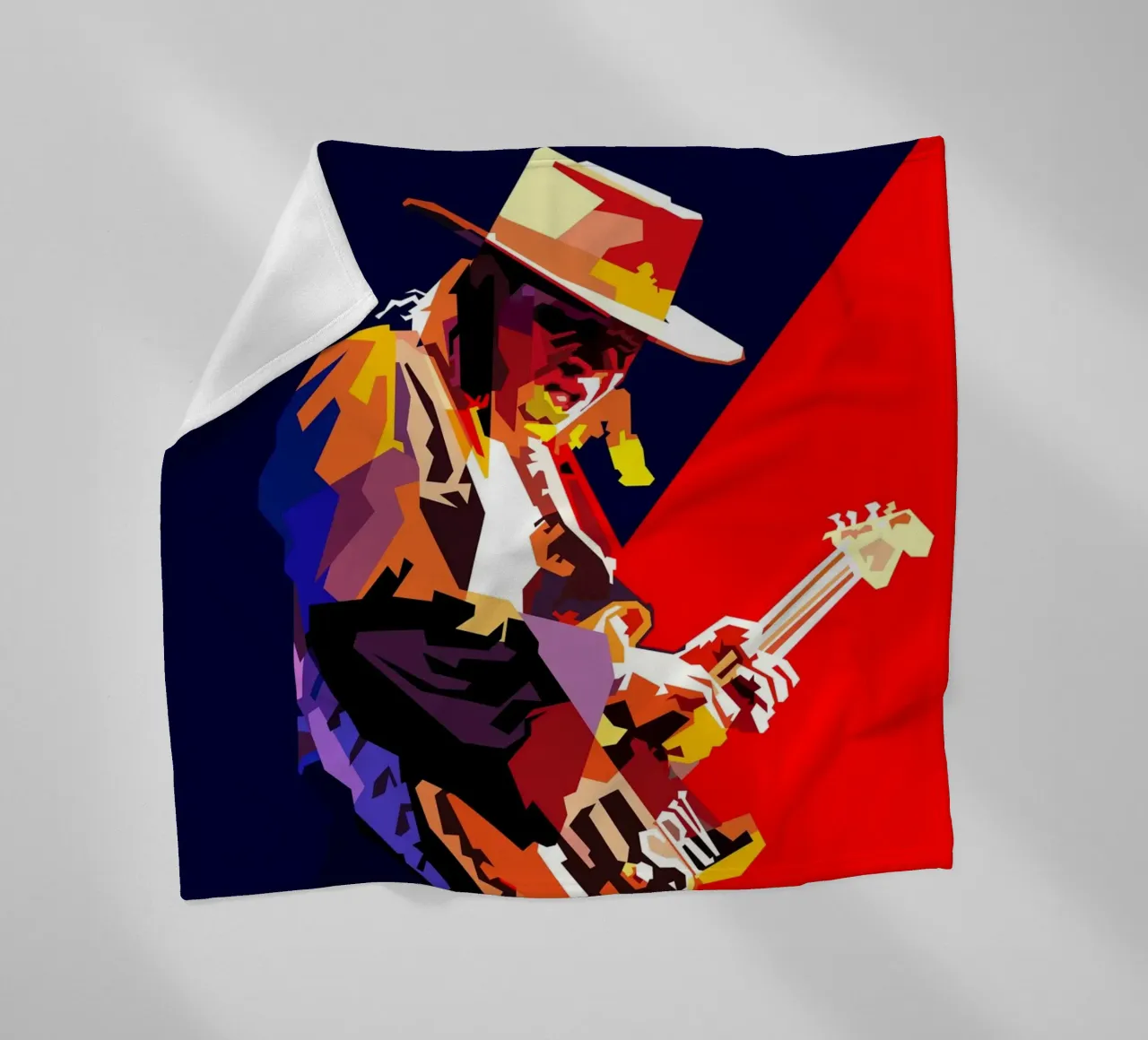 Stevie Ray Vaughan Chitarrista Musicista WPAP Trending Now coperta in pile da Artkreator