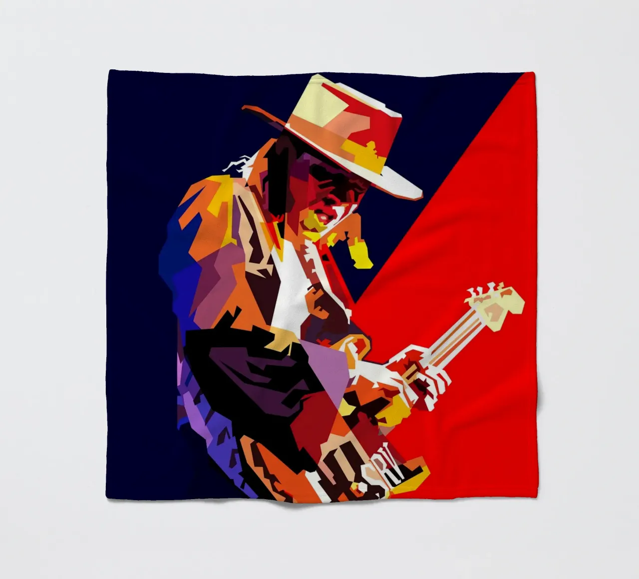 Stevie Ray Vaughan Chitarrista Musicista WPAP Trending Now coperta in pile da Artkreator
