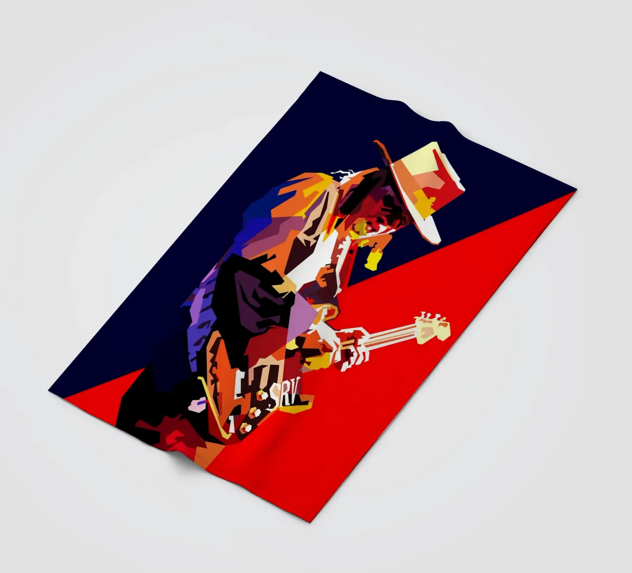 Stevie Ray Vaughan Chitarrista Musicista WPAP Trending Now coperta in pile da Artkreator