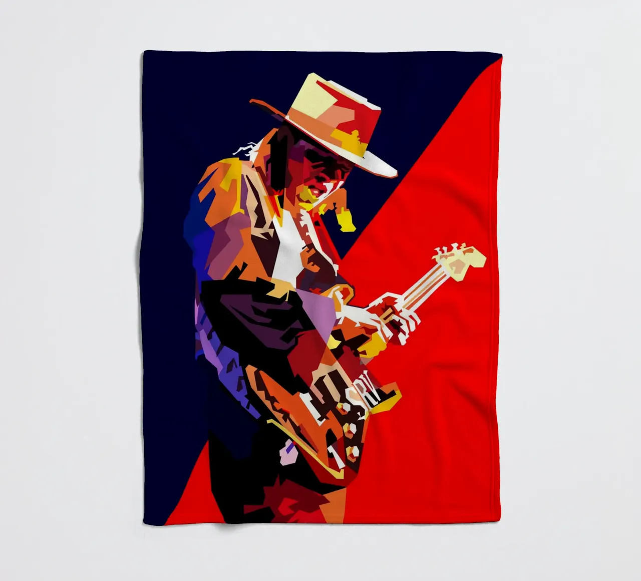 Stevie Ray Vaughan Chitarrista Musicista WPAP Trending Now coperta in pile da Artkreator