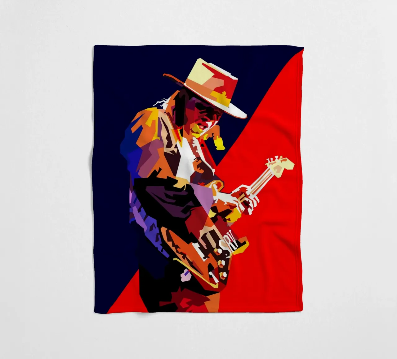 Stevie Ray Vaughan Chitarrista Musicista WPAP Trending Now coperta in pile da Artkreator