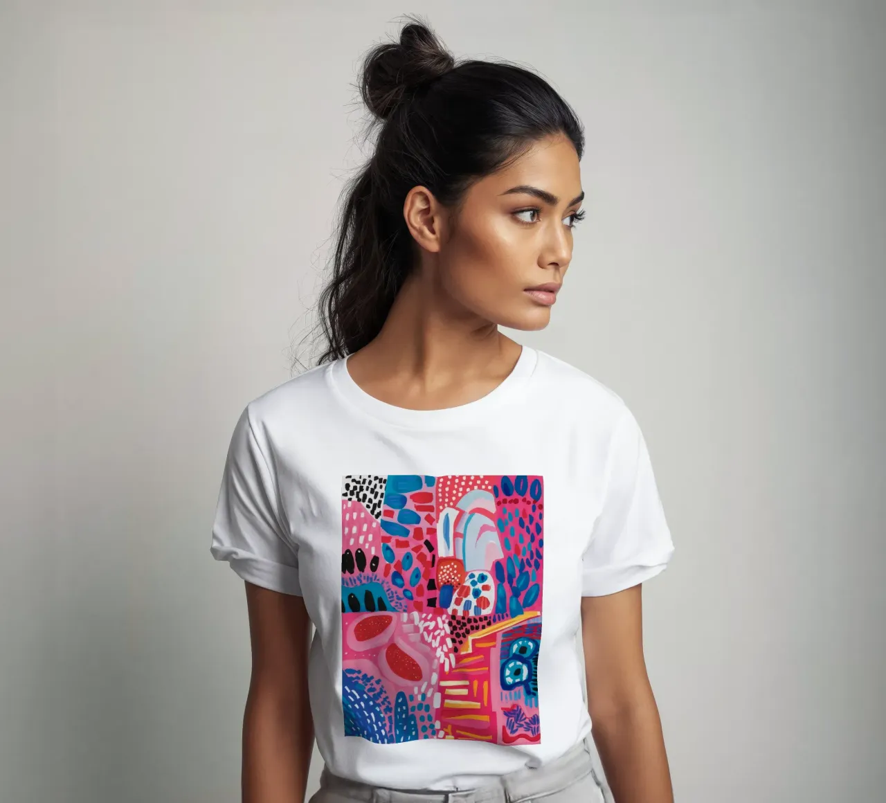 Deriva del giardino calligrafico t-shirt da Zep Layers