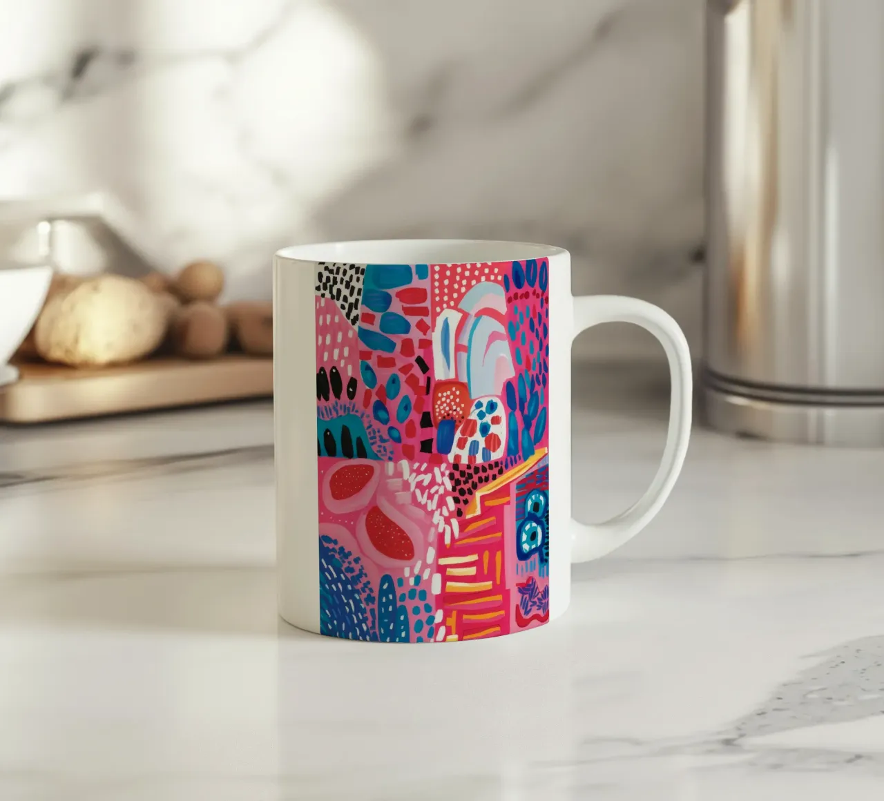 Deriva del giardino calligrafico tazza in ceramica da Zep Layers