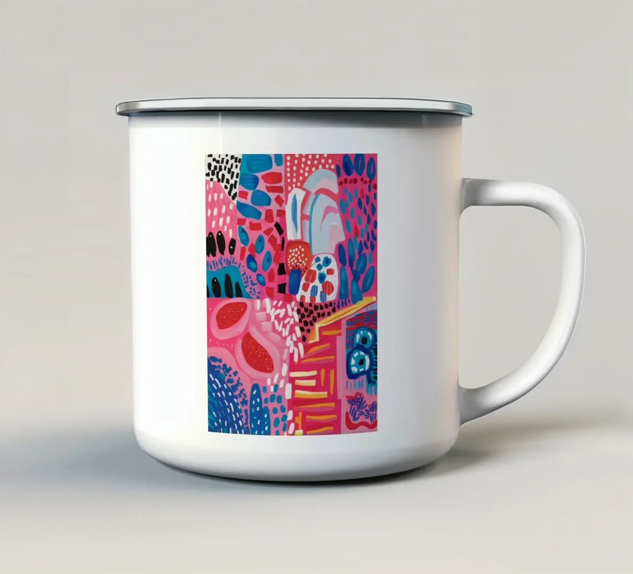 Deriva del giardino calligrafico tazza in smalto da Zep Layers