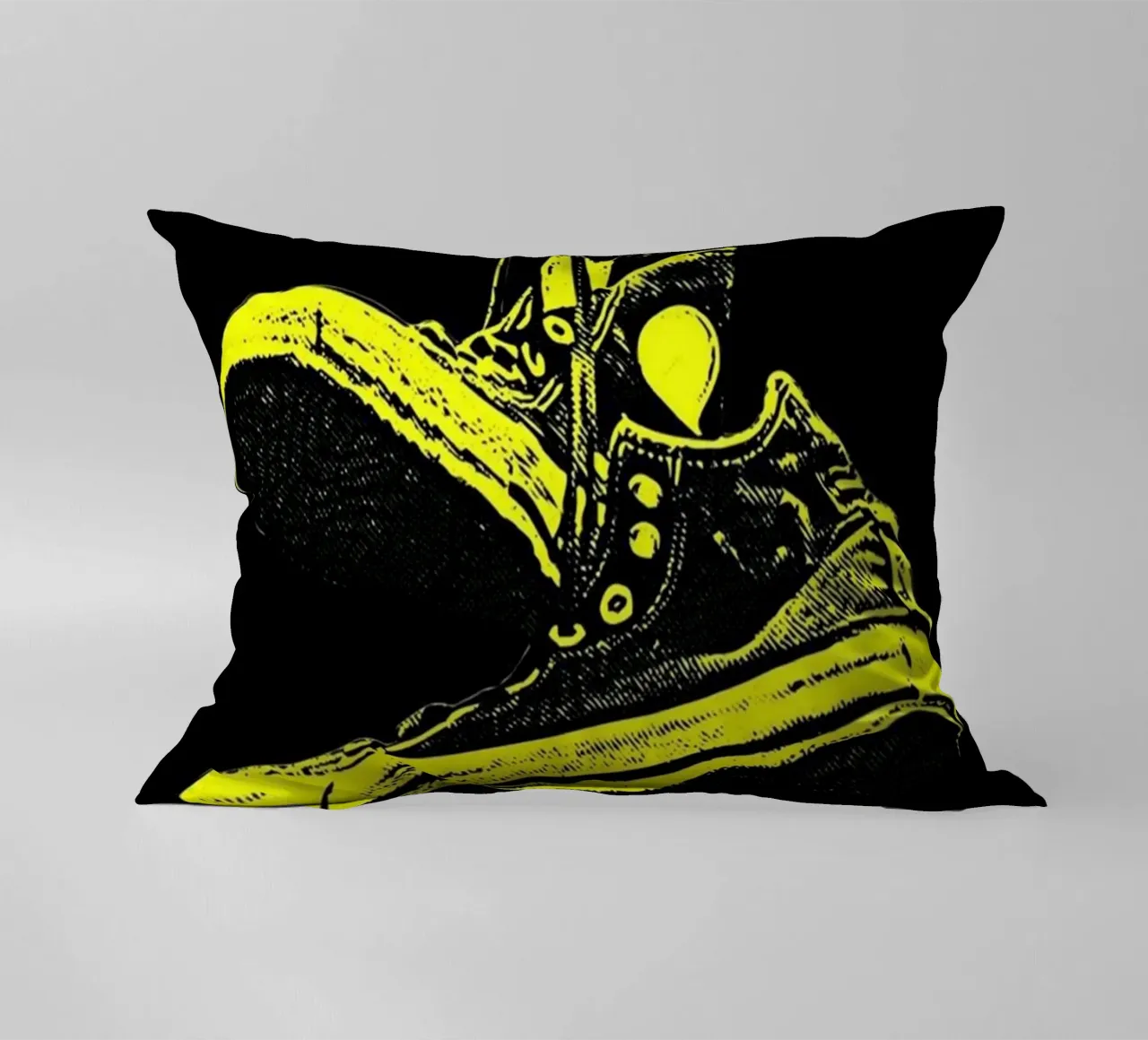 Grunge Vibes : Micros et baskets Nirvana coussin de Has Fab