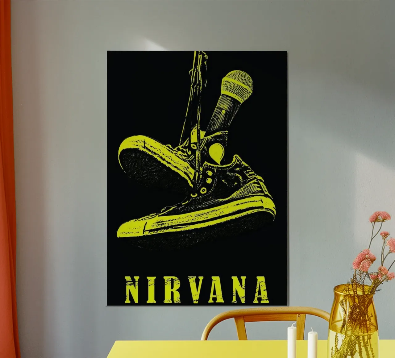 Grunge Vibes : Micros et baskets Nirvana hahnemühle de Has Fab