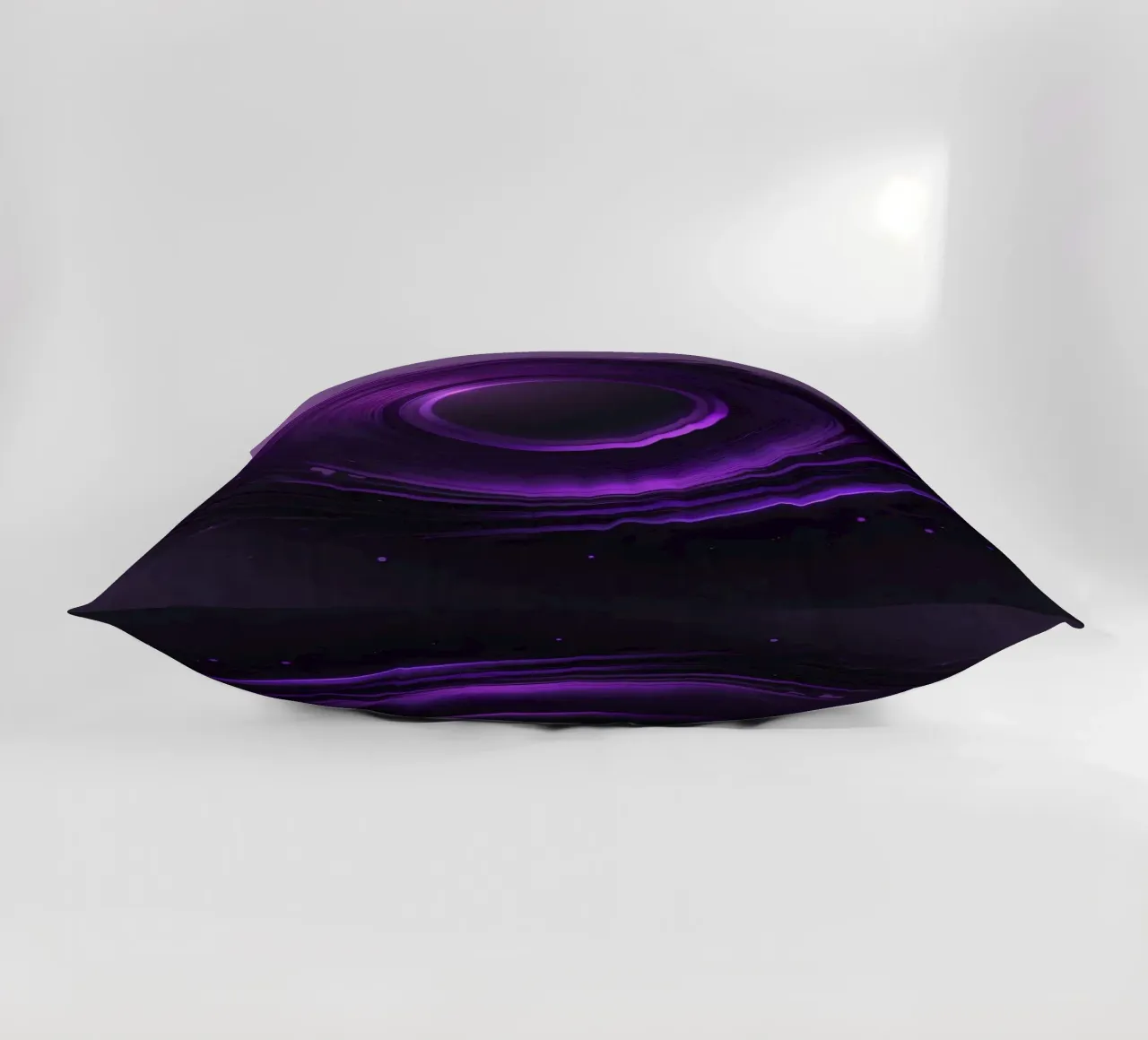 Abstract purple wallpaper creating a smooth swirling art decorative cushion by DesignDoodle